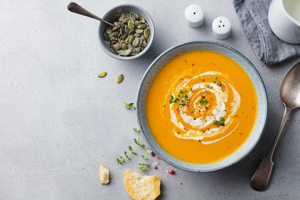 Pumpkin Carrot Soup Vegan Recipe