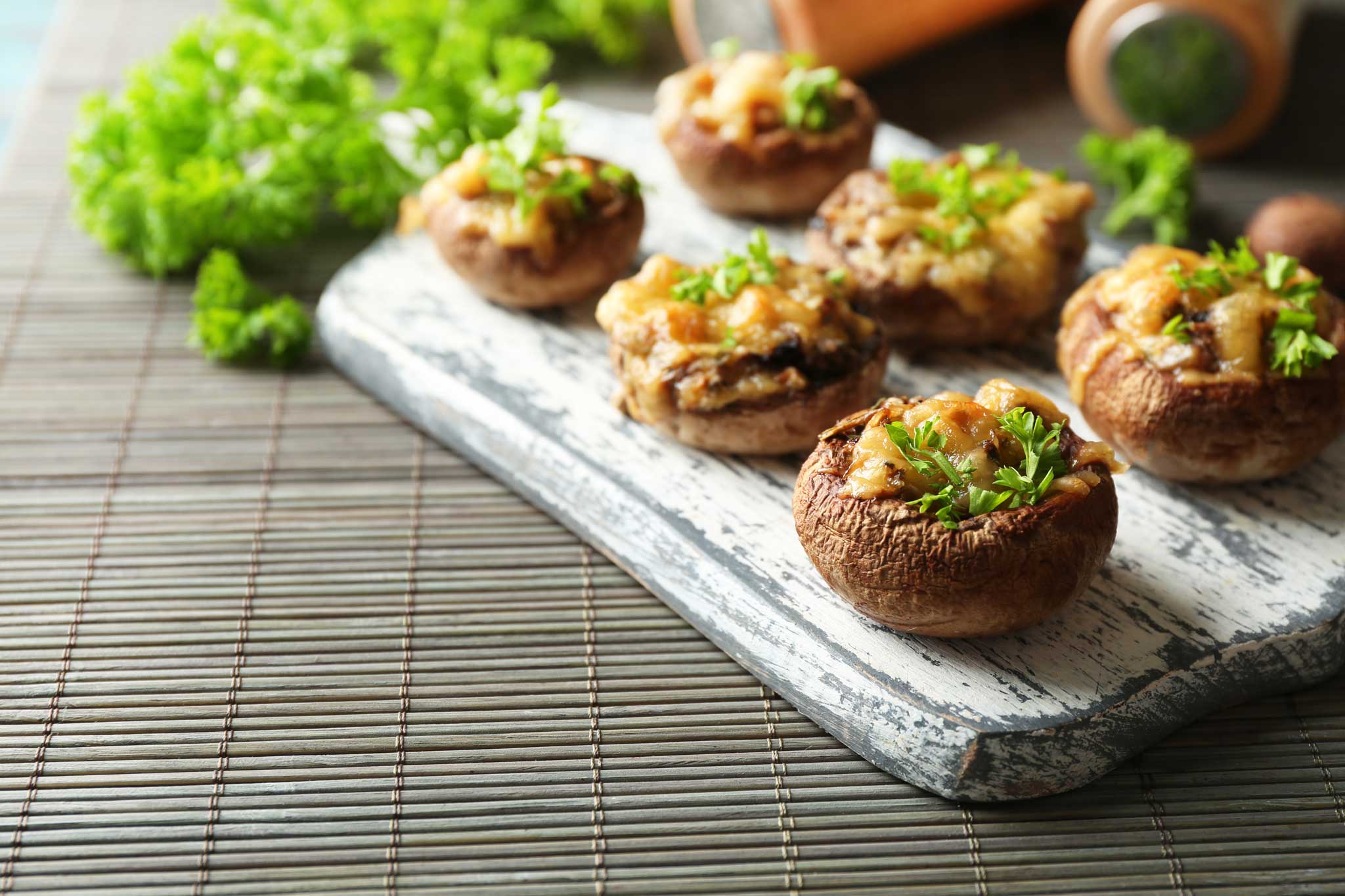 Vegan Stuffed Mushrooms Recipe