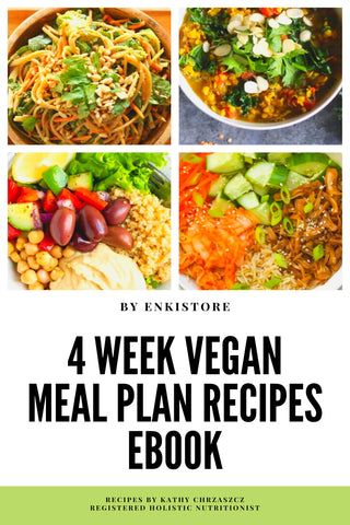 4 week vegan meal plan eBook – Enkistore